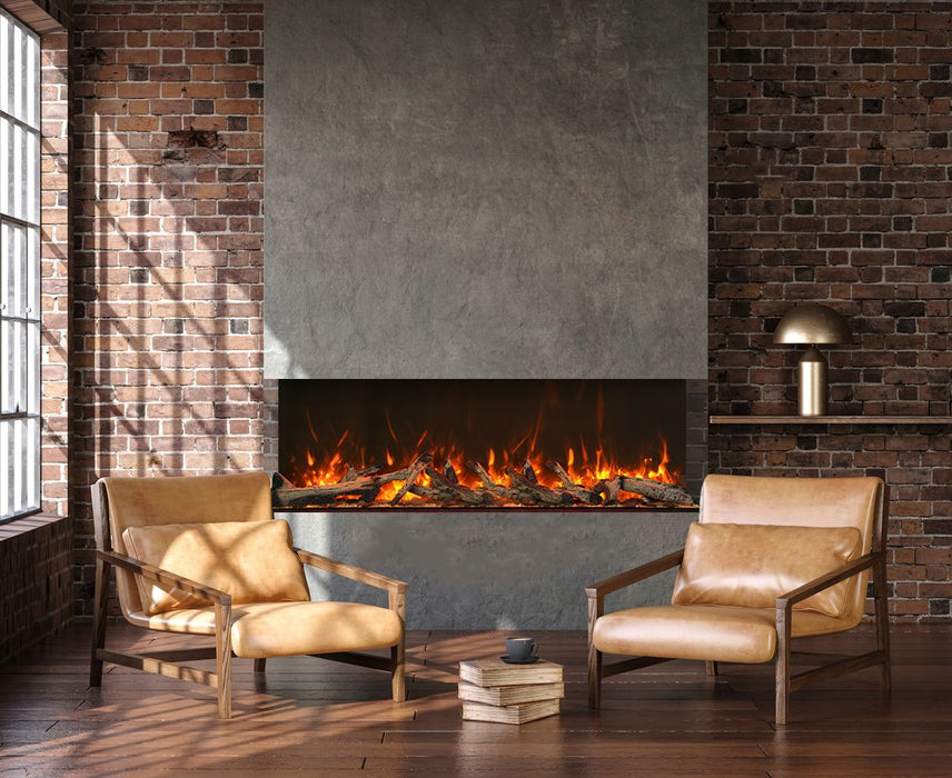 Amantii | Tru-View Deep XT | 3-Sided Electric Fireplace Indoor / Outdoor Amantii - Electric Fireplace Amantii   