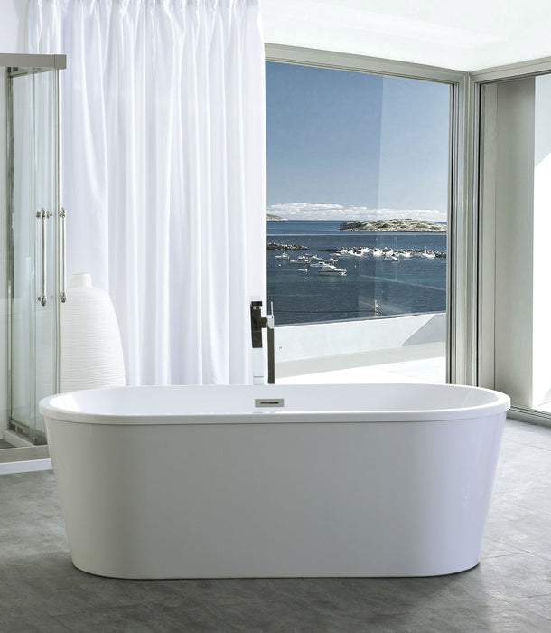 Legion Furniture | 67" White Acrylic Tub - No Faucet - WE6815-L Legion Furniture Legion Furniture   