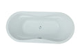 Legion Furniture | 66" White Acrylic Tub - No Faucet - WE6847 Legion Furniture Legion Furniture   