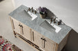 Legion Furniture | 60" Solid Wood Sink Vanity With Marble Top-No Faucet Legion Furniture Legion Furniture   