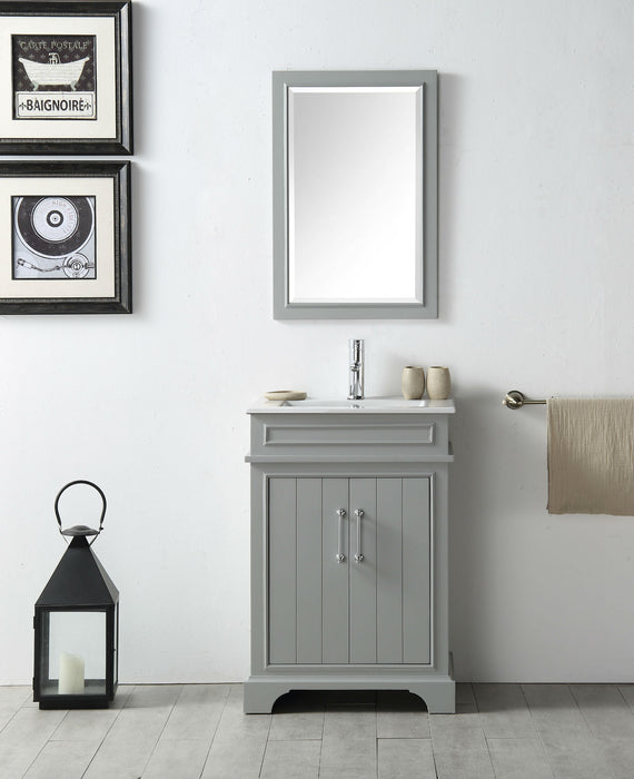 Legion Furniture | 24" Mirror, Cool Gray | WH7724-CG-M Legion Furniture Legion Furniture   