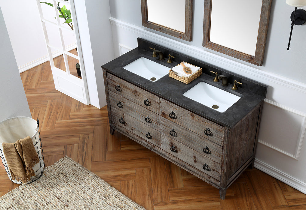 Legion Furniture | 60" Wood Sink Vanity Match With Marble Wh 5160" Top -No Faucet | WH8860 Legion Furniture Legion Furniture   