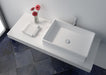 Legion Furniture | 23.6" White Matt Solid Surface Bowl - No Faucet | WJ9009-W Legion Furniture Legion Furniture   