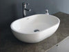 Legion Furniture | 22.8" White Matt Solid Surface Bowl - No Faucet | WJ9034-W Legion Furniture Legion Furniture   