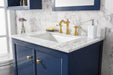 Legion Furniture | 30" Blue Finish Sink Vanity Cabinet With Carrara White Top | WLF2130-B Legion Furniture Legion Furniture   