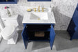 Legion Furniture | 30" Blue Finish Sink Vanity Cabinet With Carrara White Top | WLF2130-B Legion Furniture Legion Furniture   