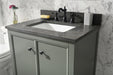 Legion Furniture | 30" Pewter Green Finish Sink Vanity Cabinet With Blue Lime Stone Top | WLF2130-PG Legion Furniture Legion Furniture   