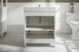 Legion Furniture | 30" White Finish Sink Vanity Cabinet With Carrara White Top | WLF2130-W Legion Furniture Legion Furniture   