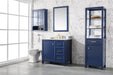 Legion Furniture | 36" Blue Finish Sink Vanity Cabinet With Carrara White Top | WLF2136-B Legion Furniture Legion Furniture   