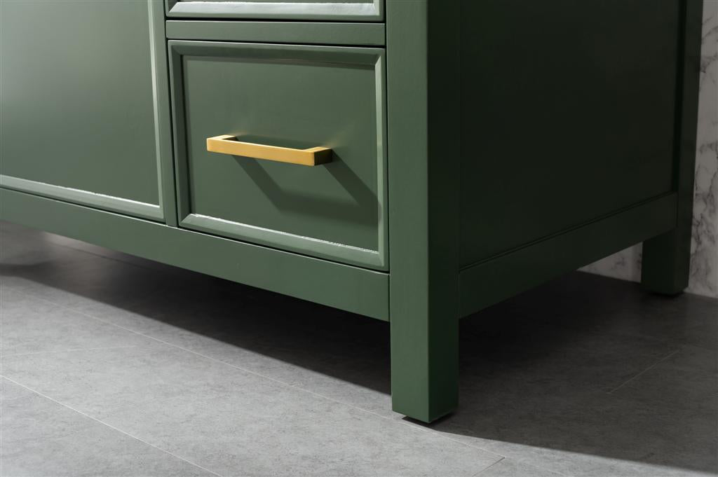 Legion Furniture | 36" Vogue Green Finish Sink Vanity Cabinet With Carrara White Top | WLF2136-VG Legion Furniture Legion Furniture   