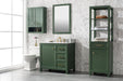 Legion Furniture | 36" Vogue Green Finish Sink Vanity Cabinet With Carrara White Top | WLF2136-VG Legion Furniture Legion Furniture   