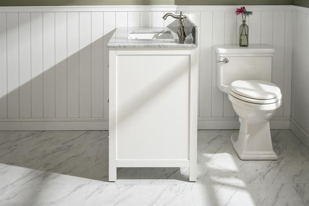 Legion Furniture | 36" White Finish Sink Vanity Cabinet With Carrara White Top | WLF2136-W Legion Furniture Legion Furniture   