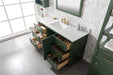 Legion Furniture | 60" Vogue Green Finish Single Sink Vanity Cabinet With Carrara White Top | WLF2160S-VG Legion Furniture Legion Furniture   