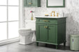 Legion Furniture | 30" Vogue Green Finish Sink Vanity Cabinet With Carrara White Top | WLF2230-VG Legion Furniture Legion Furniture   