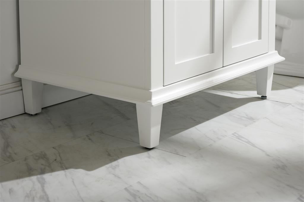 Legion Furniture | 30" White Finish Sink Vanity Cabinet With Carrara White Top | WLF2230-W Legion Furniture Legion Furniture   