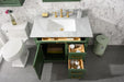 Legion Furniture | 36" Vogue Green Finish Sink Vanity Cabinet With Carrara White Top | WLF2236-VG Legion Furniture Legion Furniture   