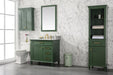 Legion Furniture | 36" Vogue Green Finish Sink Vanity Cabinet With Carrara White Top | WLF2236-VG Legion Furniture Legion Furniture   