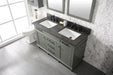 Legion Furniture | 54" Pewter Green Finish Double Sink Vanity Cabinet With Blue Lime Stone Top | WLF2254-PG Legion Furniture Legion Furniture   