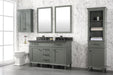 Legion Furniture | 54" Pewter Green Finish Double Sink Vanity Cabinet With Blue Lime Stone Top | WLF2254-PG Legion Furniture Legion Furniture   