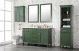 Legion Furniture | 54" Vogue Green Finish Double Sink Vanity Cabinet With Carrara White Top | WLF2254-VG Legion Furniture Legion Furniture   