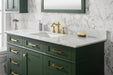 Legion Furniture | 60" Vogue Green Finish Single Sink Vanity Cabinet With Carrara White Top | WLF2260S-VG Legion Furniture Legion Furniture   
