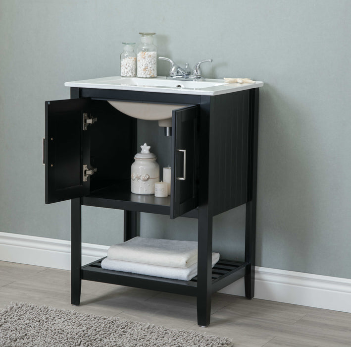 Legion Furniture | 24" Sink Vanity Without Faucet, Espresso | WLF6020-E Legion Furniture Legion Furniture   