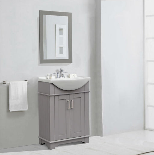 Legion Furniture | 24" Gray Sink Vanity, No Faucet | WLF6042-G Legion Furniture Legion Furniture   