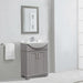 Legion Furniture | 24" Gray Sink Vanity, No Faucet | WLF6042-G Legion Furniture Legion Furniture   