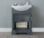 Legion Furniture | 24" Gray Sink Vanity, No Faucet | WLF6046 Legion Furniture Legion Furniture   