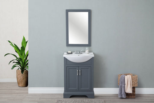 Legion Furniture | 24" Gray Sink Vanity, No Faucet | WLF6046 Legion Furniture Legion Furniture   