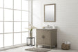 Legion Furniture | 30" Antique Gray Oak Vanity With Carrara White Top | WLF7040-30-AGO-CW Legion Furniture Legion Furniture   