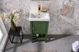Legion Furniture | 18" Vogue Green Sink Vanity | WLF9018-VG Legion Furniture Legion Furniture   