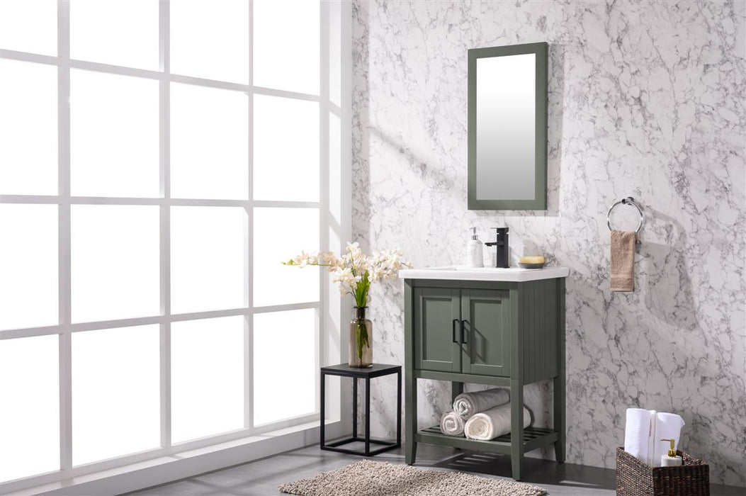 Legion Furniture | 24" Kd Pewter Green Sink Vanity | WLF9024-PG Legion Furniture Legion Furniture   