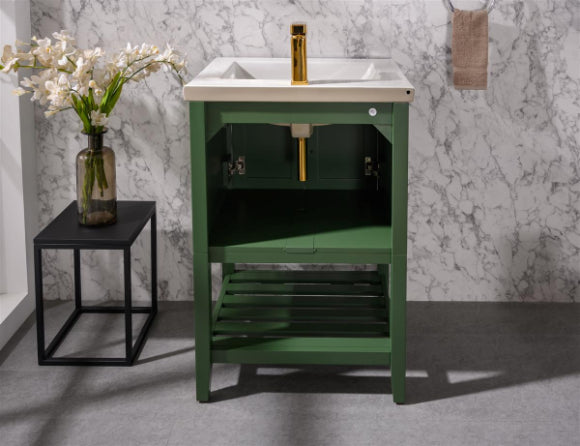 Legion Furniture | 24" Kd Vogue Green Sink Vanity | WLF9024-VG Legion Furniture Legion Furniture   