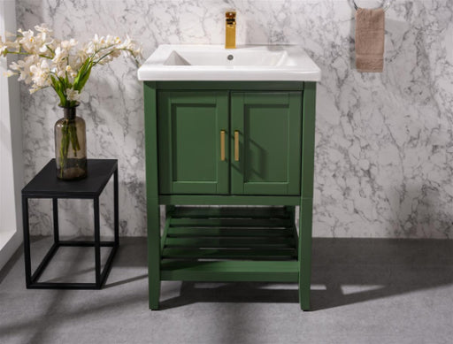 Legion Furniture | 24" Kd Vogue Green Sink Vanity | WLF9024-VG Legion Furniture Legion Furniture   