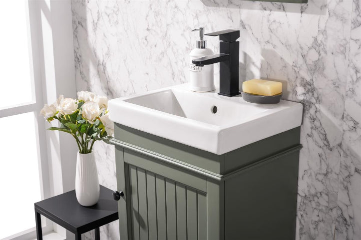 Legion Furniture | 18" Pewter Green Sink Vanity | WLF9318-PG Legion Furniture Legion Furniture   