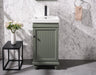 Legion Furniture | 18" Pewter Green Sink Vanity | WLF9318-PG Legion Furniture Legion Furniture   