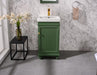 Legion Furniture | 18" Vogue Green Sink Vanity | WLF9318-VG Legion Furniture Legion Furniture   