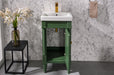 Legion Furniture | 18" Vogue Green Sink Vanity | WLF9218-VG Legion Furniture Legion Furniture   
