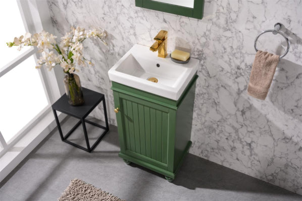 Legion Furniture | 18" Vogue Green Sink Vanity | WLF9318-VG Legion Furniture Legion Furniture   