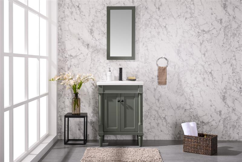 Legion Furniture | 24" Pewter Green Sink Vanity | WLF9224-PG Legion Furniture Legion Furniture   