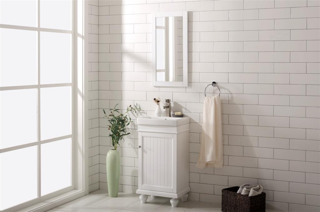 Legion Furniture | 18" White Sink Vanity | WLF9318-W Legion Furniture Legion Furniture   