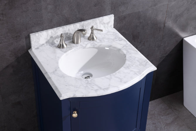 Legion Furniture | 24" Blue Bathroom Vanity Without Mirror - PVC | WT9309-24-B-PVC Legion Furniture Legion Furniture   