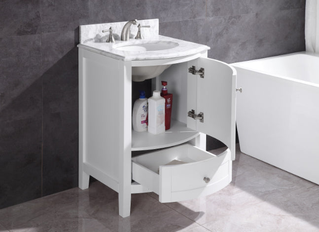 Legion Furniture | 24" White Bathroom Vanity - PVC | WT9309-24-W-PVC Legion Furniture Legion Furniture   