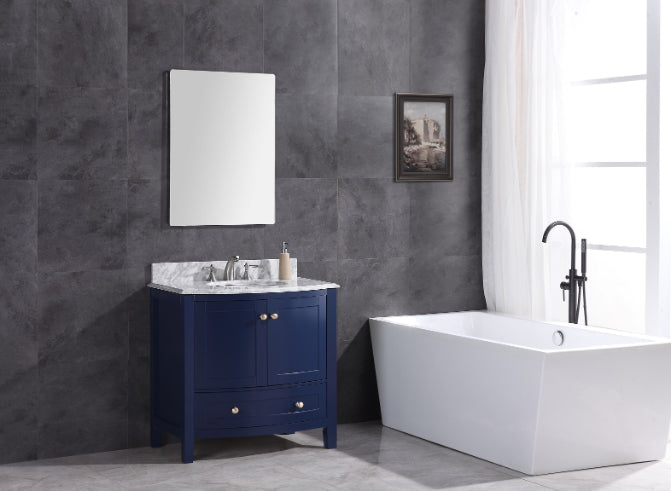 Legion Furniture | 36" Blue Bathroom Vanity - PVC | WT9309-36-B-PVC Legion Furniture Legion Furniture   