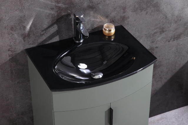 Legion Furniture | 24" Pewter Green Bathroom Vanity - PVC | WTM8130-24-PG-PVC Legion Furniture Legion Furniture   