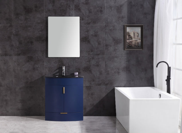 Legion Furniture | 30" Blue Bathroom Vanity - PVC | WTM8130-30-B-PVC Legion Furniture Legion Furniture   