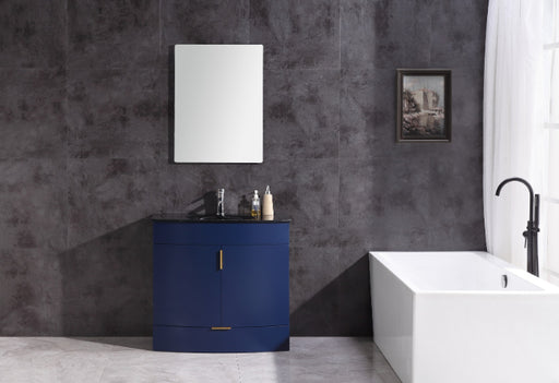 Legion Furniture | 36" Blue Bathroom Vanity - PVC | WTM8130-36-B-PVC Legion Furniture Legion Furniture   