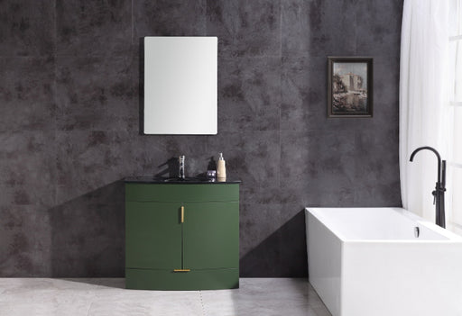 Legion Furniture | 36" Vogue Green Bathroom Vanity - PVC | WTM8130-36-VG-PVC Legion Furniture Legion Furniture   