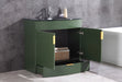 Legion Furniture | 36" Vogue Green Bathroom Vanity - PVC | WTM8130-36-VG-PVC Legion Furniture Legion Furniture   